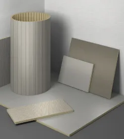 WPC Wall Panel-Cloth Grain